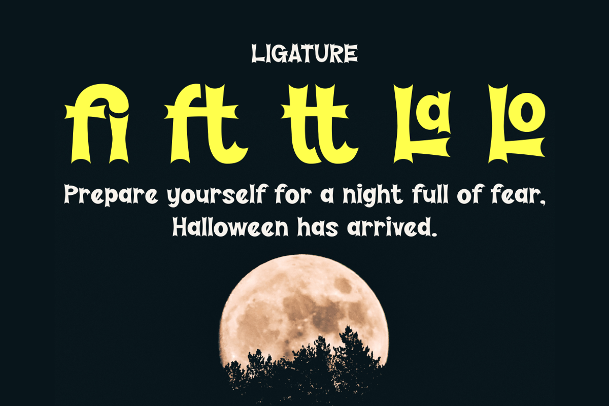 Hellwild - A Modern Spooky, a Sans Serif Font by Marvadesign (Photo 8 of 9)