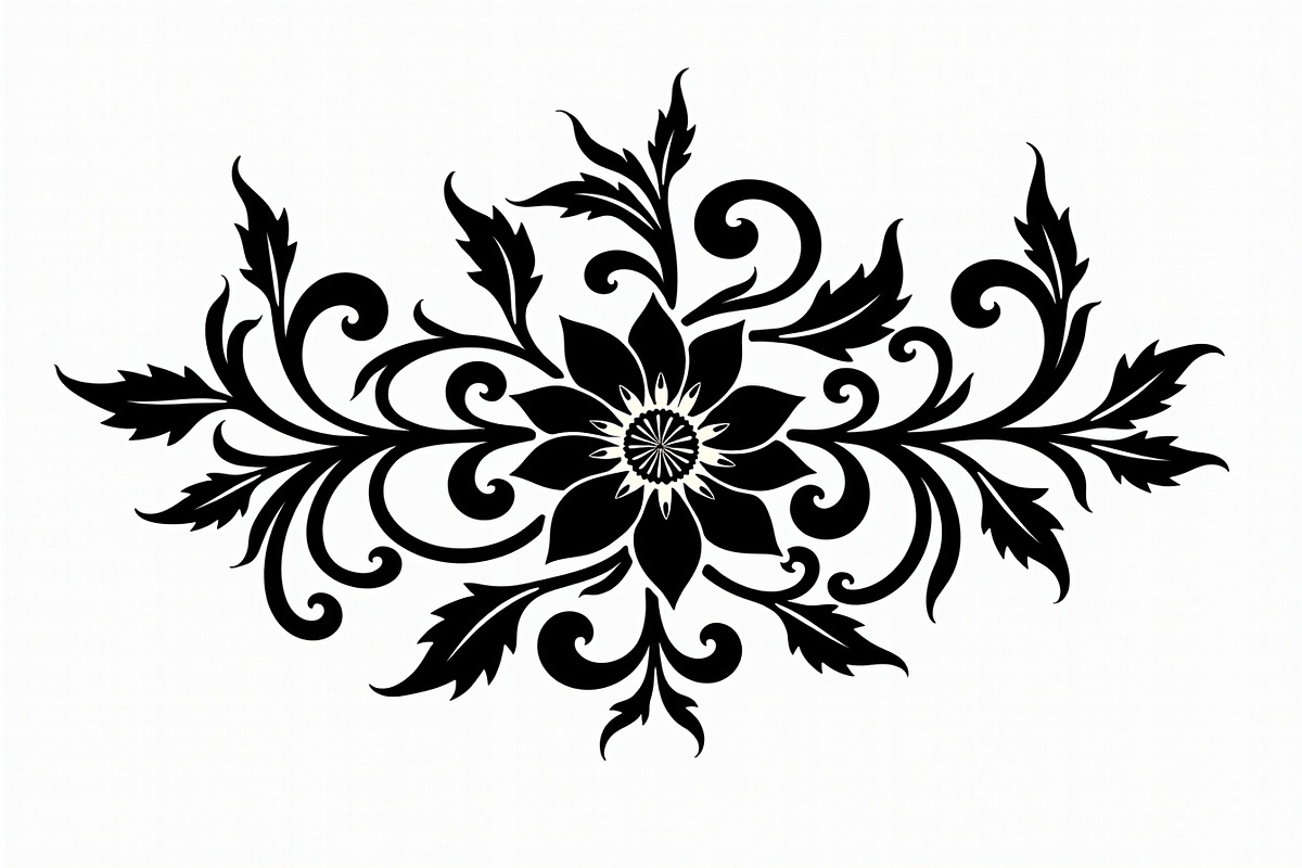 Vintage Flower Ornament Set, an Illustration by Creativeshirt (Photo 19 of 21)