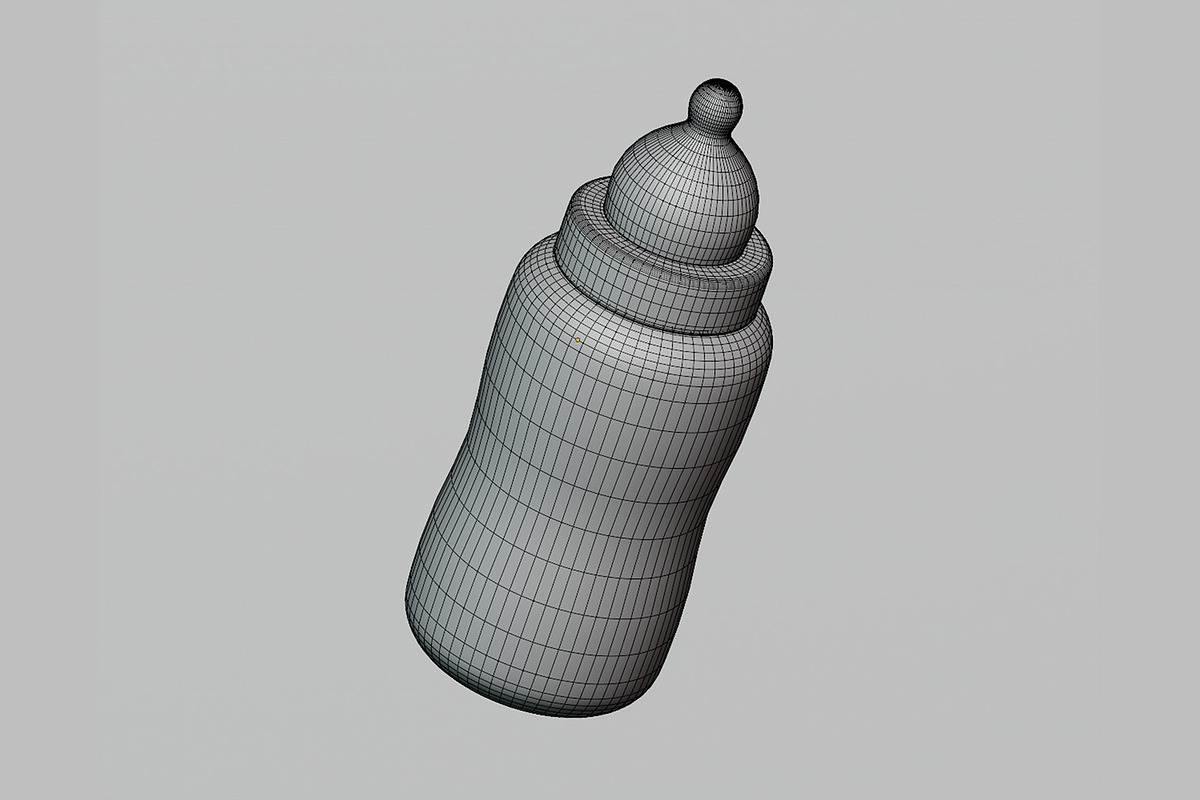 Pacifier bottle, an Object 3D Model by fahad121 (Photo 8 of 8)