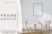 Nursery Frame Mockup PSD JPG, a Poster Template by VNmockup (Thumbnail 1 of 5)