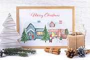 Watercolor Christmas bundle, an Illustration by JuliaBadeeva (Thumbnail 7 of 29)