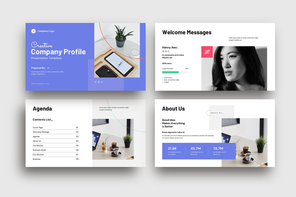 Company Profile Presentation Templat, a Presentation Template by Studio_Clarity (Photo 2 of 5)