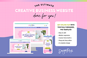 Wix Website Template | Cute Creative, a Wix Template by Design Pixie (Thumbnail 2 of 8)