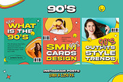 90’s Instagram Cards, a Social Media Template by Andrew Skoch Design (Thumbnail 2 of 4)
