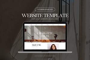 Interior Designer WIX Website, a Wix Template by yesitisprintable