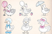 Strawberry Summer Goose Digital, an Illustration by Digital Artistic99 (Thumbnail 3 of 9)