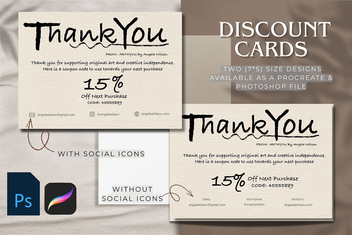 Brand Kit Packaging Template Cards, a Marketing Template by Studio Print Co. (Photo 3 of 17)