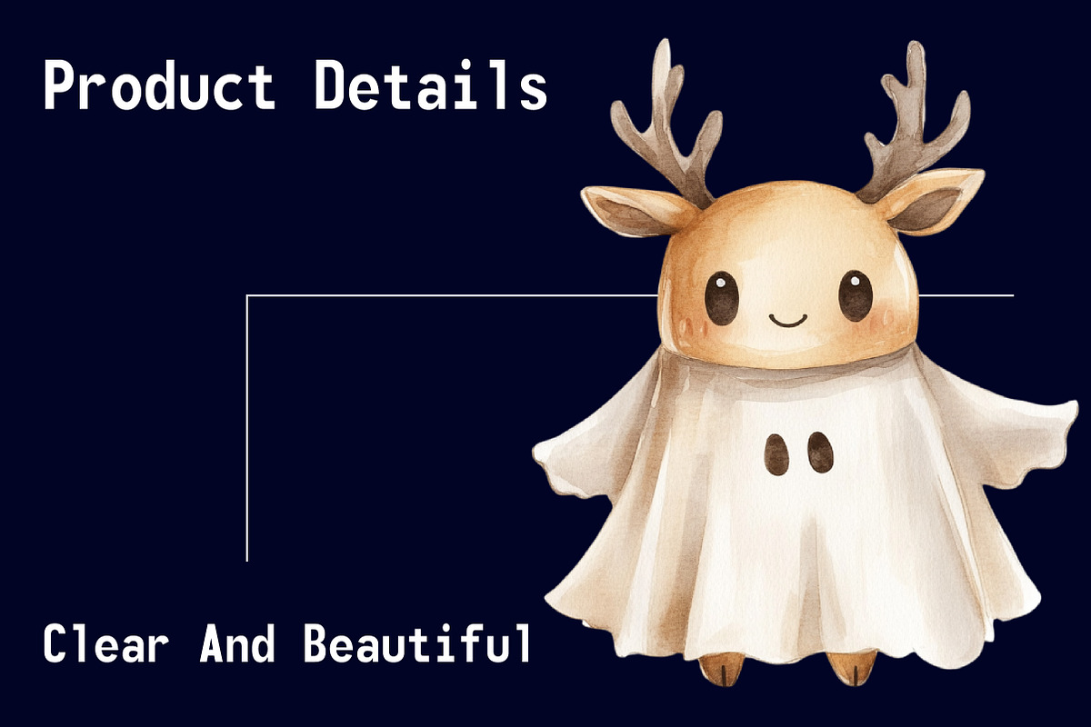 Woodland Halloween Clipart PNG, a Seasonal Illustration by CitraGraphics (Photo 7 of 7)