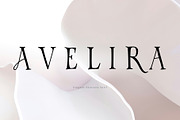 AVELIRA Elegant Skincare Serif Font, a Serif Font by chekart (Thumbnail 1 of 12)