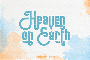 Sweet Butternut - typeface