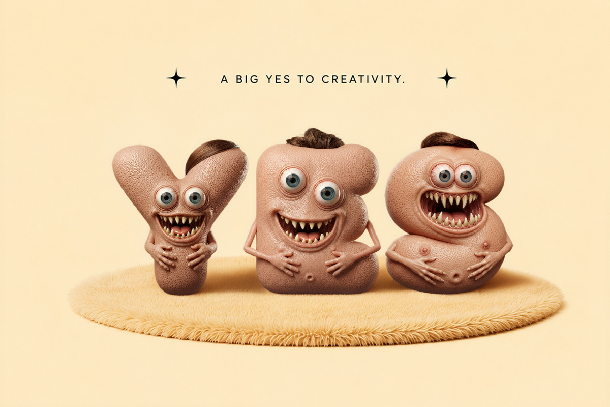 Gobble Monster Font, a Sans Serif Font by Handmadefont (Photo 9 of 12)