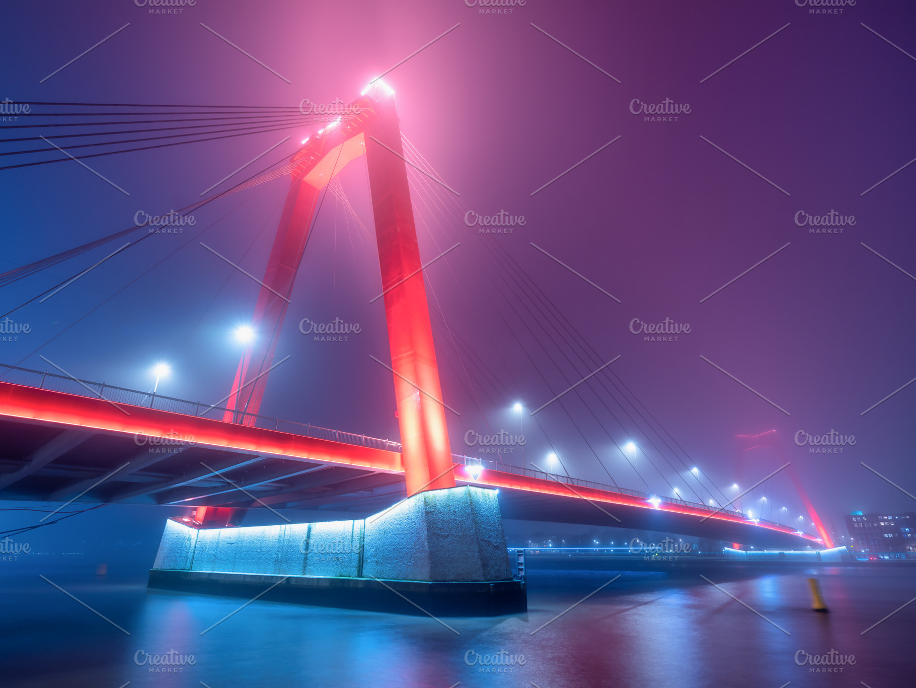 Willemsbrug, Rotterdam, Netherlands, an Architecture Photo by Landscape and travel
