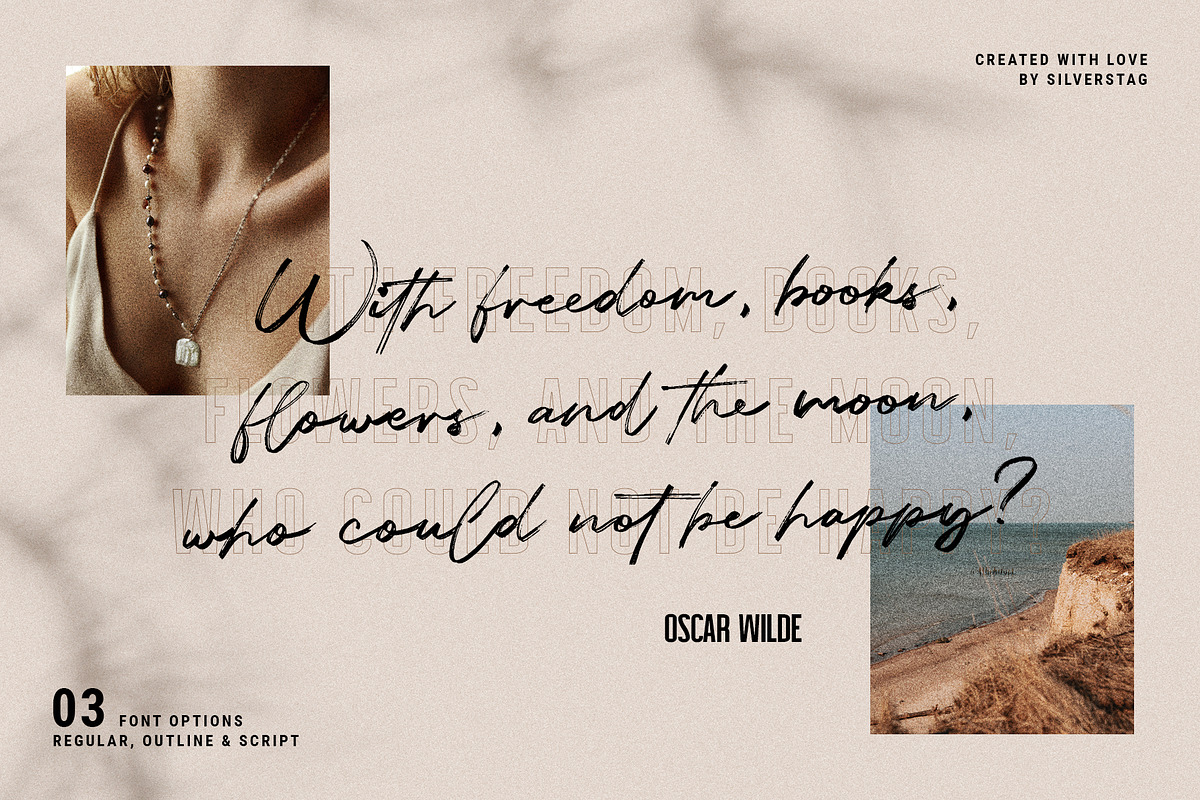 Dreaming Of Spring Stylish Font Duo, a Sans Serif Font by SilverStag Type Foundry (Photo 10 of 23)