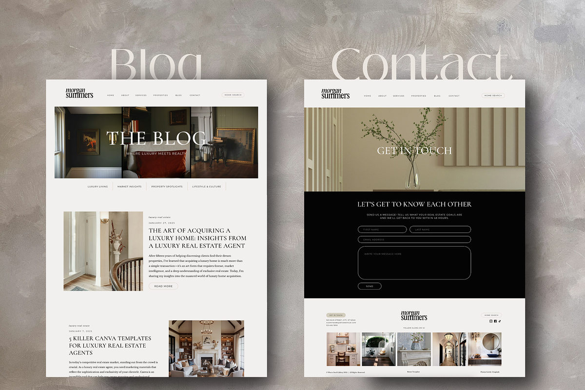 Real Estate Website Showit Template, a Squarespace Template by Warmsoulgallery (Photo 8 of 10)