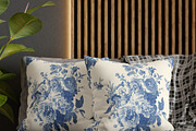 Vintage Toile de Jouy Pattern, a Pattern Graphic by elfy creative (Thumbnail 1 of 3)