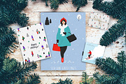 Christmas & Winter Prints & Patterns, a Person Illustration by Dasha_D (Thumbnail 5 of 5)