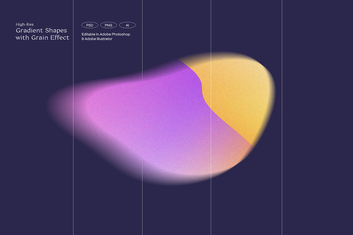 Retro Gradients & Shapes, a Background Graphic by Nomad Visuals (Photo 23 of 31)