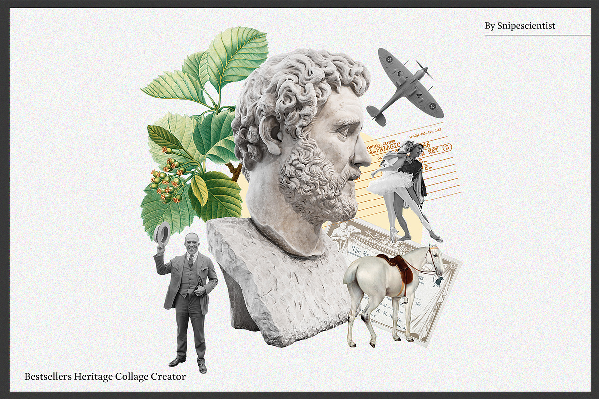 Bestsellers Heritage Collage Creator, an Object Graphic by SNIPESCIENTIST (Photo 51 of 64)
