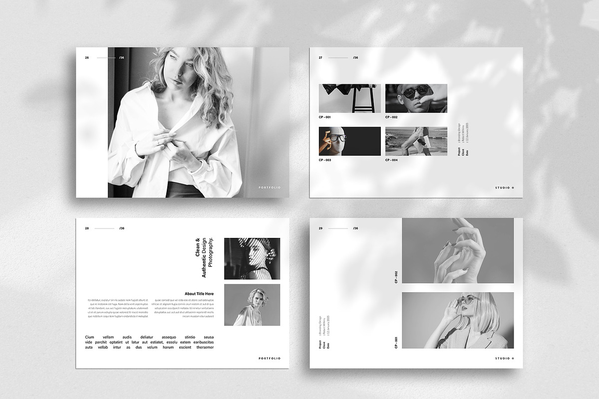 Photography Portfolio Template, a Brochure Template by TemplateFolio-Shop (Photo 13 of 20)
