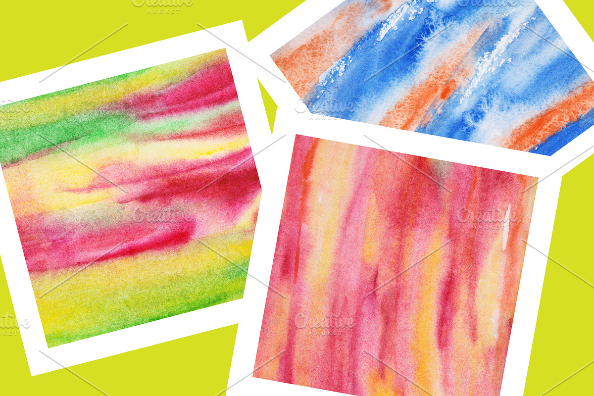 10 watercolor backgrounds. Summer, a Texture Graphic by Olgaart (Photo 2 of 5)