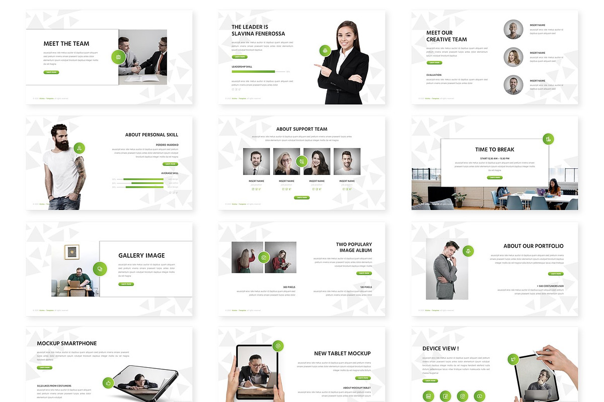 Vicinta - Powerpoint Template, a Presentation Template by inspirasign (Photo 3 of 4)