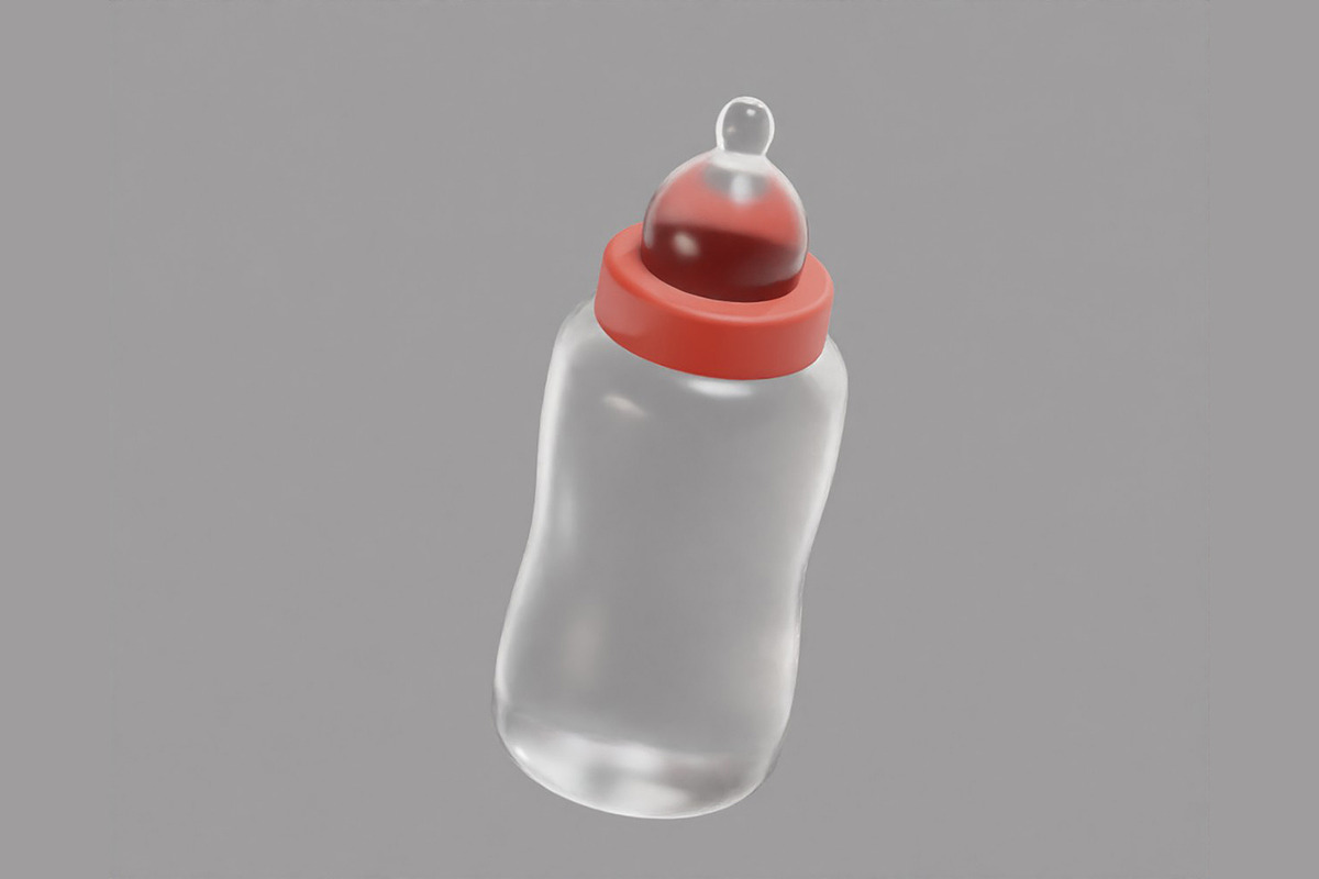 Pacifier bottle, an Object 3D Model by fahad121 (Photo 7 of 8)