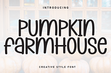 Pumpkin Farmhouse | Script Font