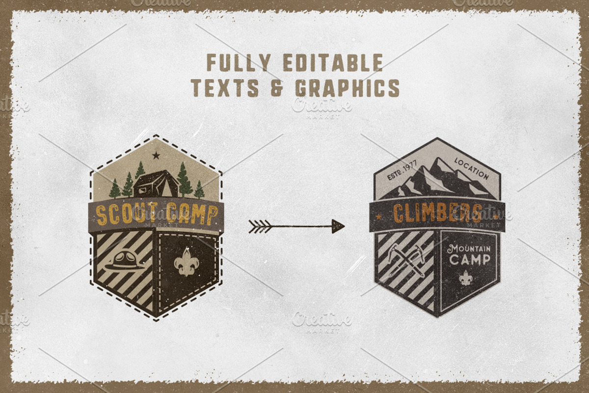 The Scouts Logos & Camping Badges, a Branding & Logo Template by JeksonGraphics (Photo 7 of 9)