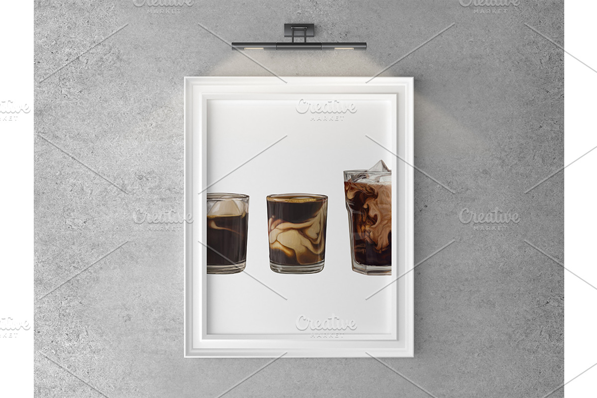 Iced coffee VECTOR illustrations, a Food Illustration by Natalka Dmitrova art (Photo 10 of 19)