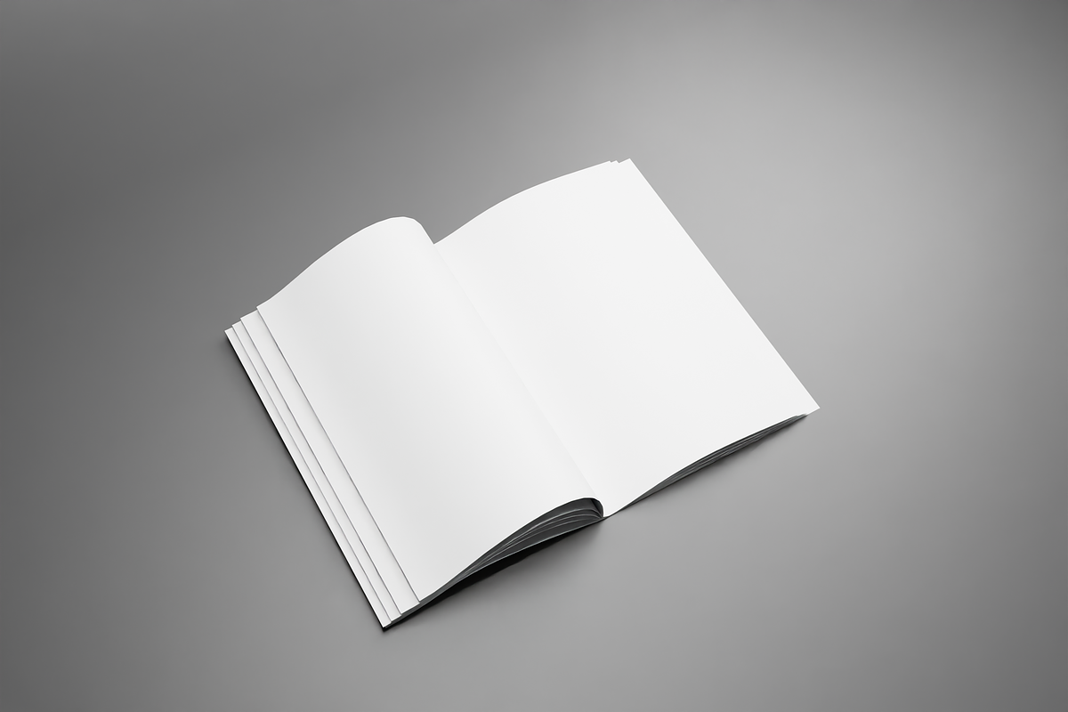 Blank Magazine Mockup 3D Model, an Object 3D Model by Dudukbersama (Photo 1 of 2)