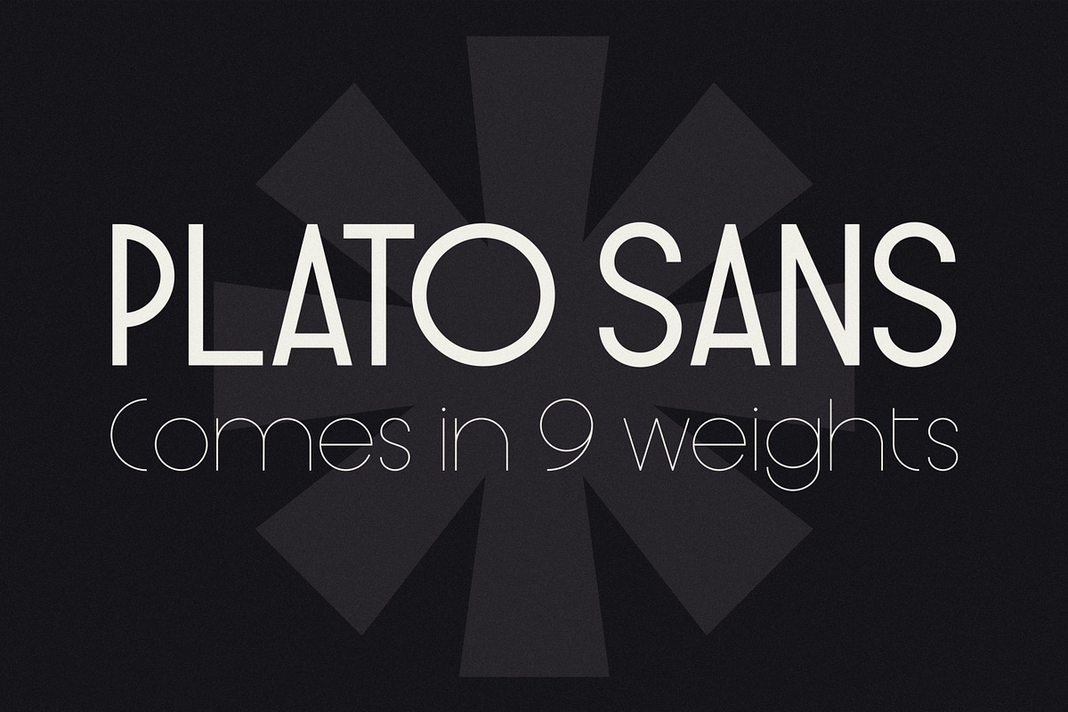 Plato Sans - Geometric Display Font, a Sans Serif Font by Suolahti Type (Photo 1 of 11)