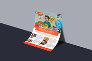 School Admission Flyer Template, a Flyer Template by Template Shop (Thumbnail 3 of 4)