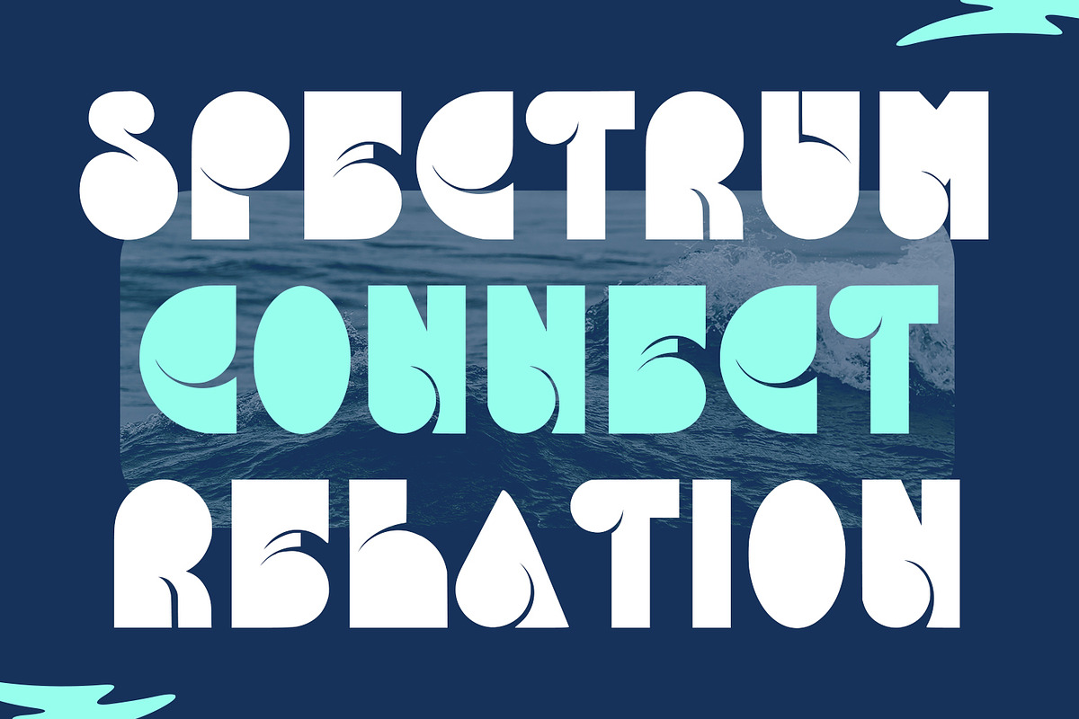 Alatice Futuristic Display Font, a Sans Serif Font by Maulana Creative (Photo 4 of 7)