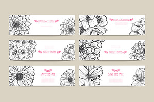 30 Floral Card Templates