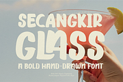 Secangkir Glass | Bold Hand Drawn, a Handwritten Font by gracetype_studio (Thumbnail 1 of 12)