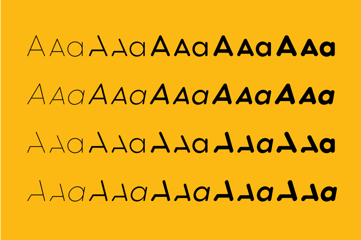 Trakya Rounded, a Sans Serif Font by BULENT YUKSEL (Photo 10 of 11)