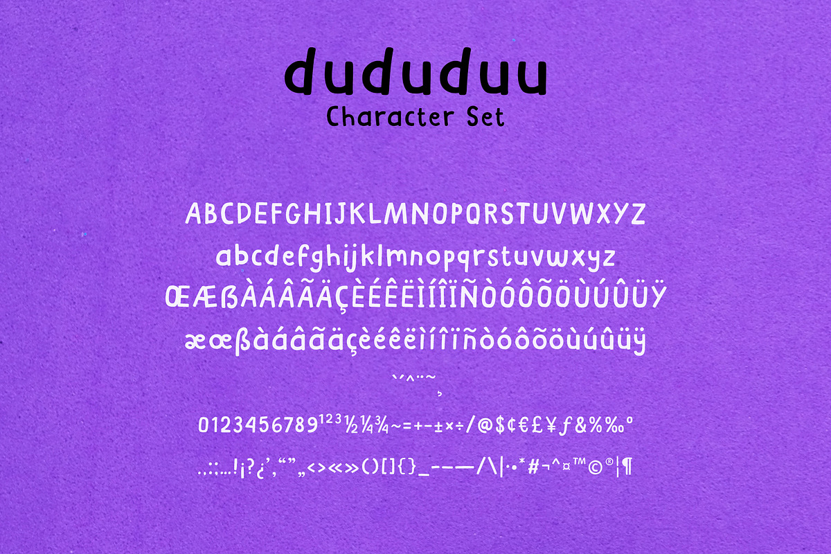 dududuu Handwritten Font, a Sans Serif Font by byherline (Photo 2 of 3)