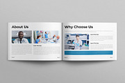 Medical Brochure Template Landscape, a Brochure Template by E-Type (Thumbnail 2 of 7)