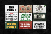 Retro Print Bundle, a Layer Style Add-On by pixelbuddha.net (Thumbnail 3 of 21)