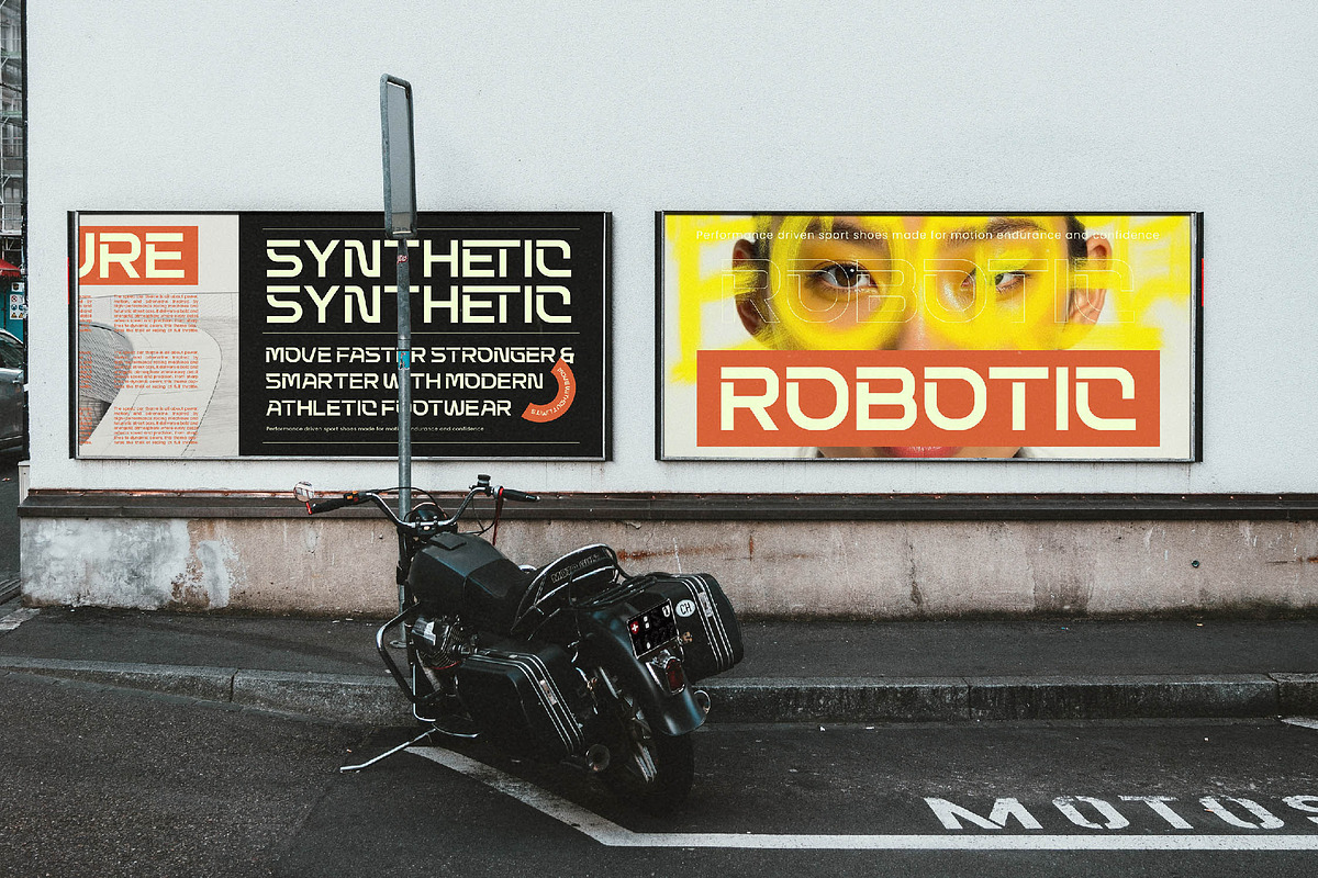 Techetic Human Futuristic Font, a Sans Serif Font by timelesstype.co (Photo 5 of 20)