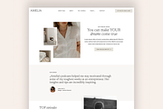 Amelia - Feminine WordPress Theme, a WordPress Template by Creative Her (Thumbnail 6 of 7)