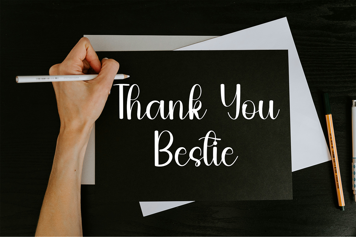 Beautiful Handmade, a Handwritten Font by FreshTypeINK (Photo 8 of 8)