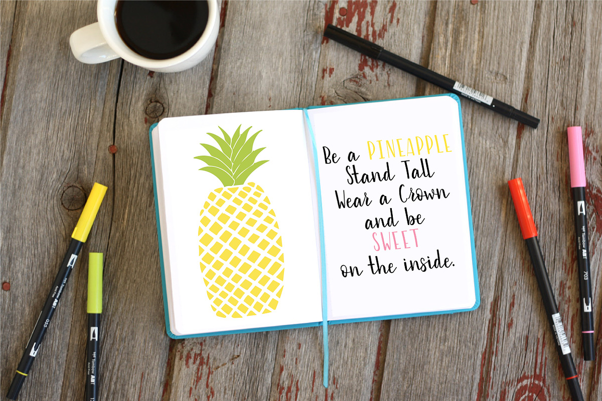 Slightly Sweet Hand Lettered Font preview 6