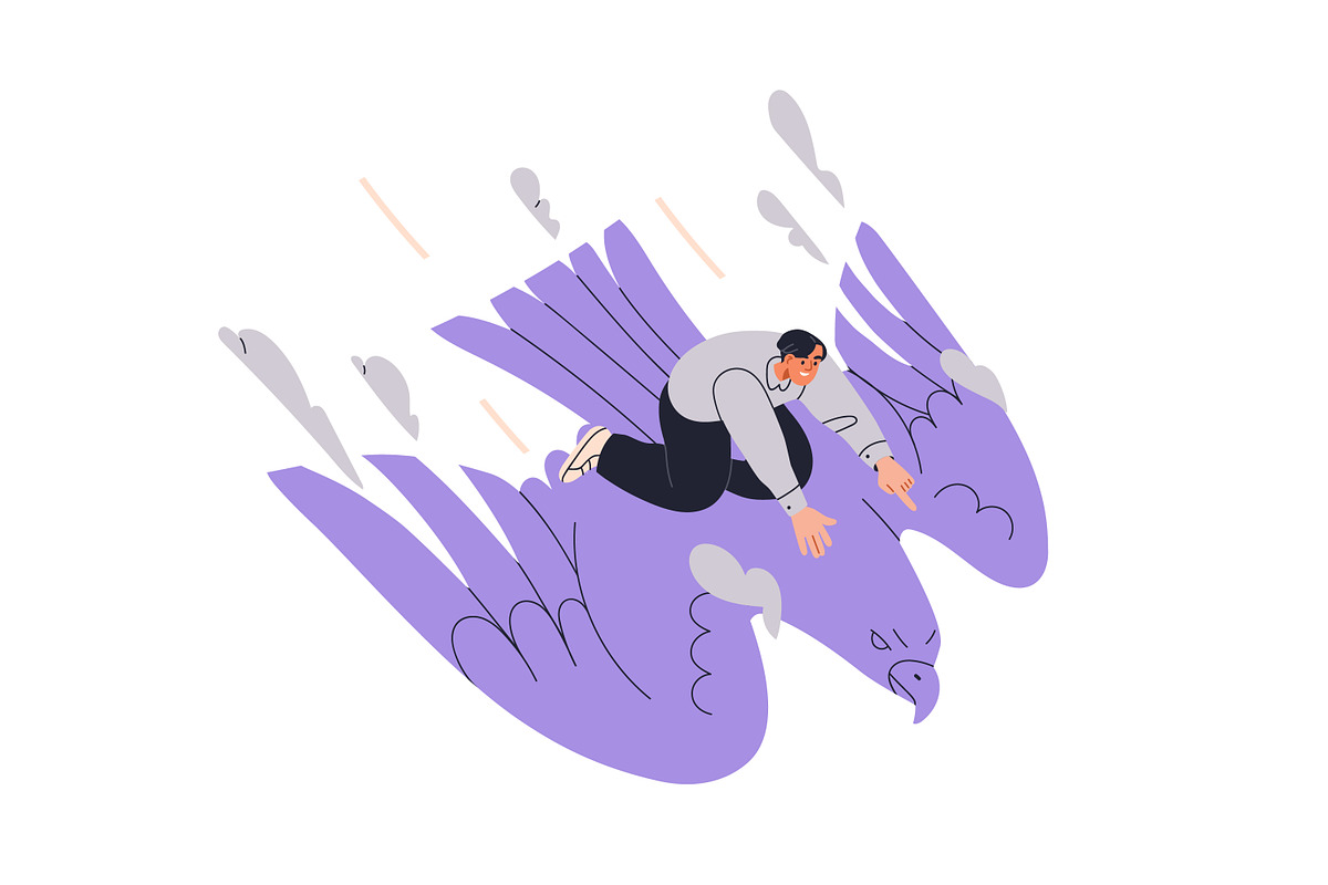 Active people in motion concept set, a Person Illustration by Good Studio (Photo 7 of 17)