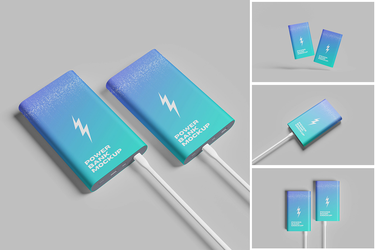 Power Bank Mockup, a Product Mockup by MrLetters (Photo 1 of 5)