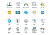 74 Cryptocurrency Modern Icons, an Icon by Flat Icons (Thumbnail 4 of 5)
