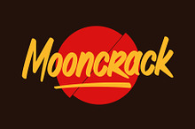 Mooncrack | Brush Font