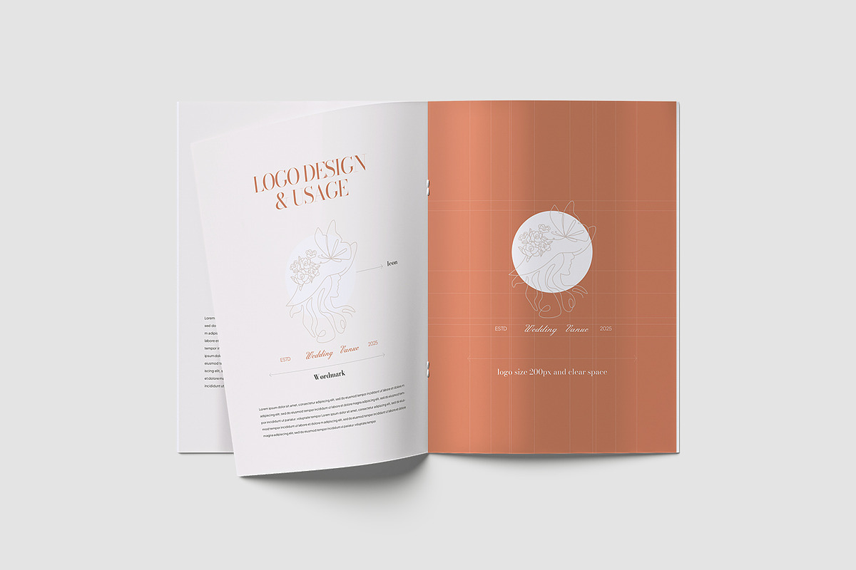 Wedding Brand Guideline Template, a Brochure Template by TMint Play (Photo 4 of 8)