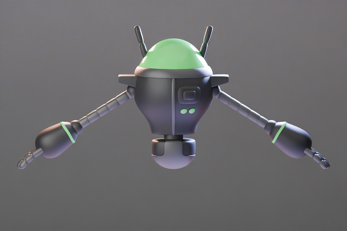 Cyber Tech 3D Character Pack, a Characters & Person 3D Model by Dudukbersama (Photo 6 of 9)
