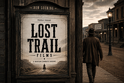 Lost Trail - Western Cinematic Font, a Slab Serif Font by overlaytemplates (Thumbnail 2 of 5)